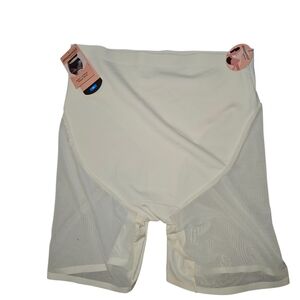 Shapermint Empower Mesh Shaper Shorts Cream XL (14-16) NWT